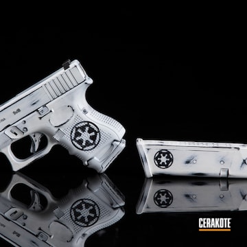 Cerakoted Star Wars Themed Battleworn Glock 26 Handgun