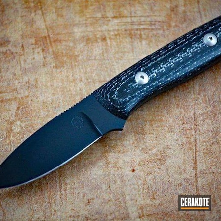 Powder Coating: M17 COYOTE TAN E-170,Arkansas Made Dozier Knives,Knives,BLACKOUT E-100,Hunter,Fixed-Blade Knife,Dozier,More Than Guns,Outdoors