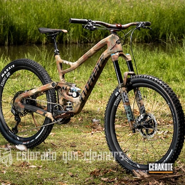 Cerakoted Custom Cerakoted Mountain Bike Frame