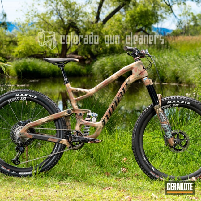 Custom Cerakoted Mountain Bike Frame by Web User