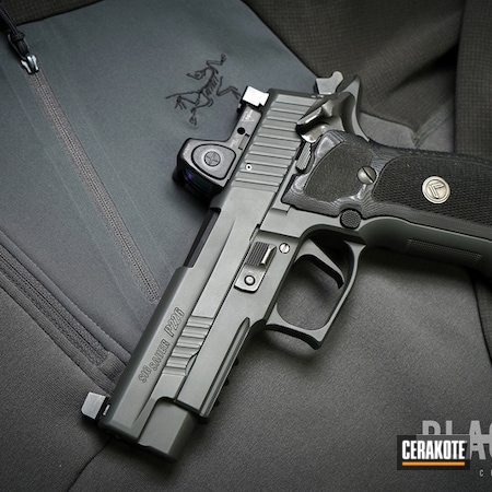 Powder Coating: Gun Coatings,Sig Sauer,Pistol,Sig Sauer P226,SIG™ DARK GREY H-210