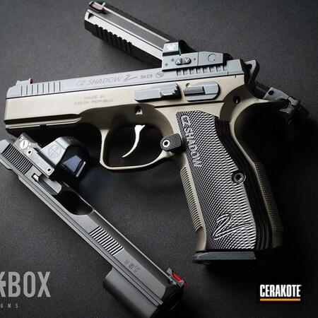 Powder Coating: Graphite Black H-146,Midnight Bronze H-294,Gun Coatings,Two Tone,CZ Shadow 2,Pistol,CZ
