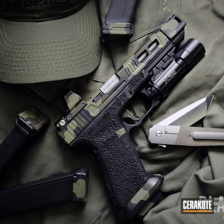 Powder Coating: Graphite Black H-146,Glock,Gun Coatings,Pistol,MultiCam,Noveske Bazooka Green H-189,MAGPUL® O.D. GREEN H-232