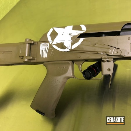 Powder Coating: Gun Coatings,Stormtrooper White H-297,MAGPUL® O.D. GREEN H-232,AK Rifle