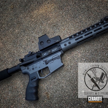 Powder Coating: Graphite Black H-146,Gun Coatings,Two Tone,AR Pistol,Custom Mix,Tactical Rifle,AR-15,Tactical Grey H-227