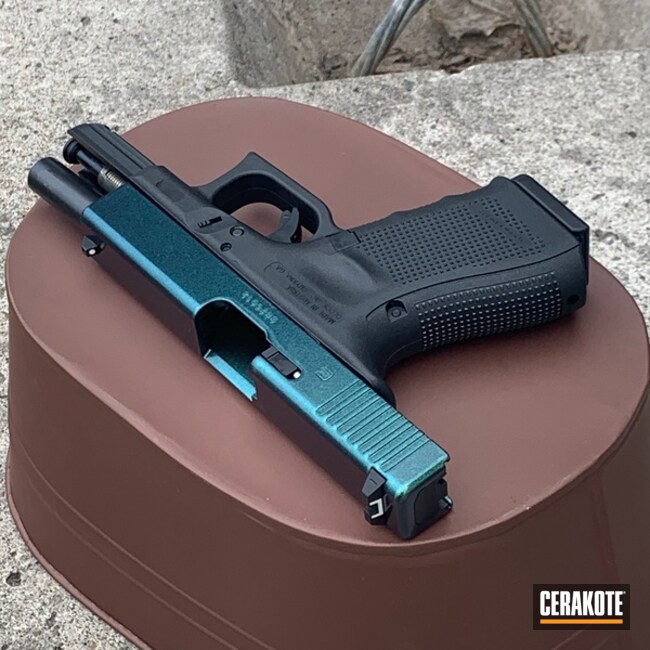 Cerakoted: Graphite Black H-146,Pistol,Glock,Gun Coatings,GunCandy