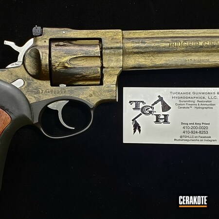 Powder Coating: Graphite Black H-146,Gun Coatings,Revolver,Ruger,Burnt Bronze H-148