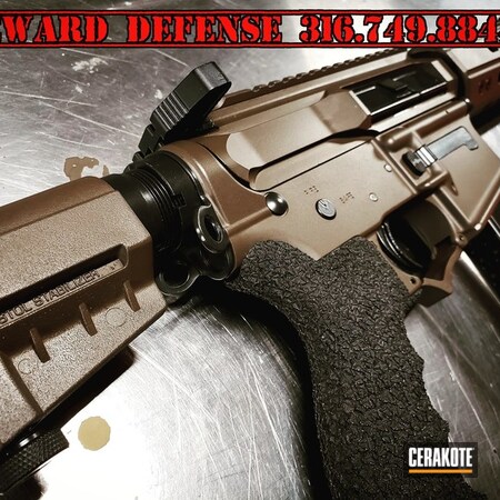 Powder Coating: Gun Coatings,Two Tone,BLACKOUT E-100,Aero Precision,AR-15 Pistol,Tactical Rifle