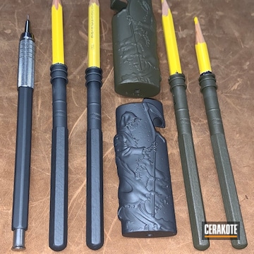 Cerakoted H-234 Sniper Grey And H-296 Cobalt Kinetics