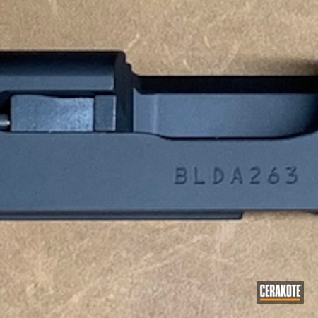 Powder Coating: Slide,Glock,Gun Coatings,Armor Black H-190,Glock 43X