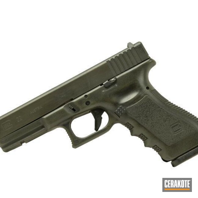 Cerakoted: Pistol,Glock,O.D. Green H-236,Glock 22,Gun Coatings