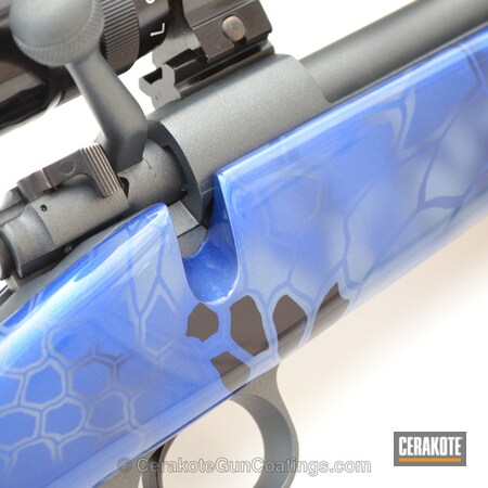 Powder Coating: Blue Titanium H-185,Winchester,Bolt Action Rifle