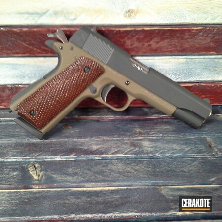 Powder Coating: Graphite Black H-146,Gun Coatings,Two Tone,1911,Pistol,GLOCK® FDE H-261,American Tactical,Solid Color
