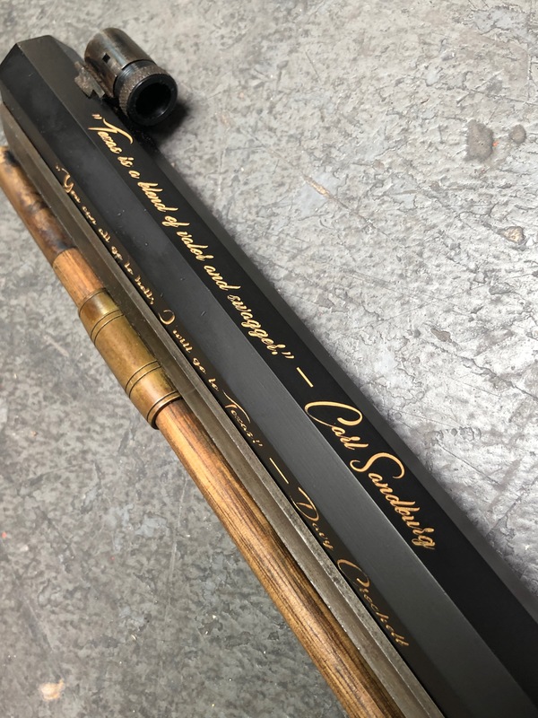 Cerakoted Musket Rifle in Graphite Black and Gold by ABELARDO ROMAN ...