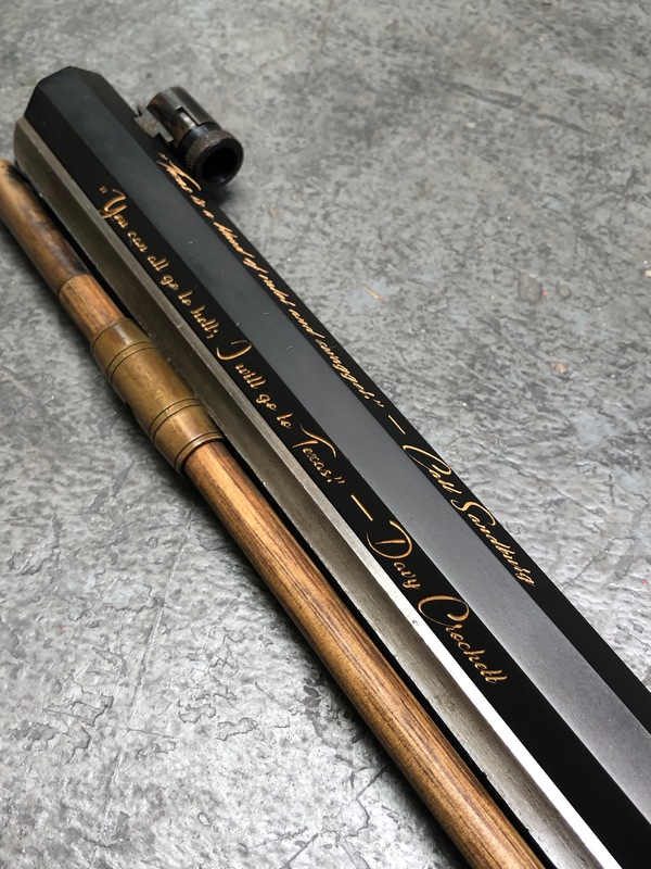 Cerakoted Musket Rifle in Graphite Black and Gold by ABELARDO ROMAN ...