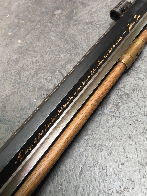 Cerakoted Musket Rifle in Graphite Black and Gold by ABELARDO ROMAN ...