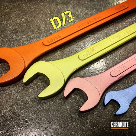 Powder Coating: COPPER SUEDE H-310,MOJITO - MTO  H-313,Tools,PINK CHAMPAGNE H-311,POLAR BLUE H-326,Wrenches,More Than Guns