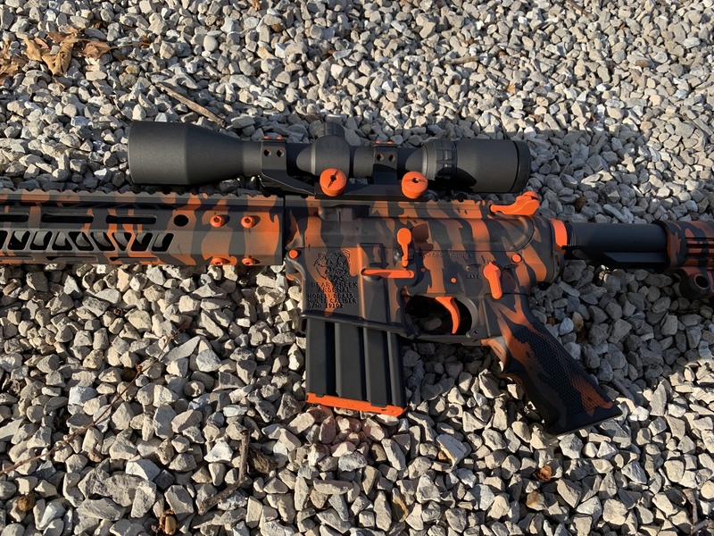 Bear Creek Arsenal AR-15 Rifle and Cerakote Tiger Stripe Finish by Web ...