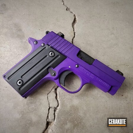 Powder Coating: Gun Coatings,Wild Purple H-197,S.H.O.T,Sig Sauer,Pistol,LOLLYPOP PURPLE C-163,Sig Sauer P238