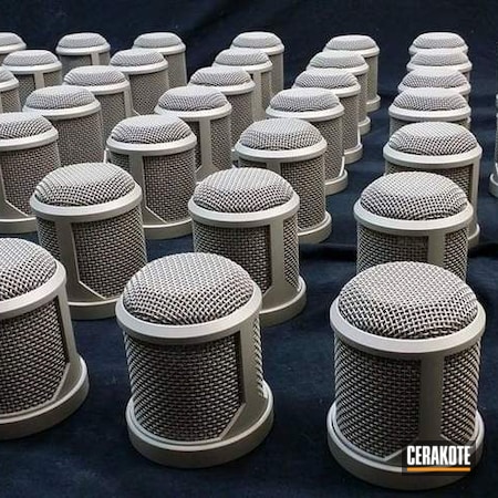 Powder Coating: Microphone,Shimmer Aluminum H-158,Music,More Than Guns