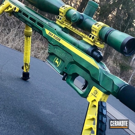 Powder Coating: Graphite Black H-146,Distressed,Gun Coatings,NRA Blue H-171,S.H.O.T,Highland Green H-200,John Deere,Electric Yellow H-166,Theme,JESSE JAMES EASTERN FRONT GREEN  H-400,Rifle,Bolt Action Rifle