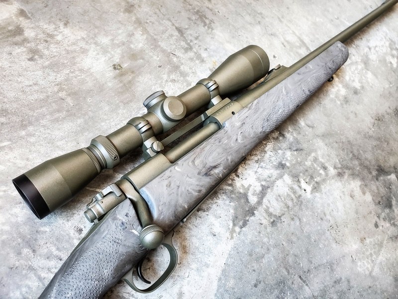 Bolt Action Rifle with Cerakote H-234 Sniper Grey by ARMISTEAD COLEMAN ...