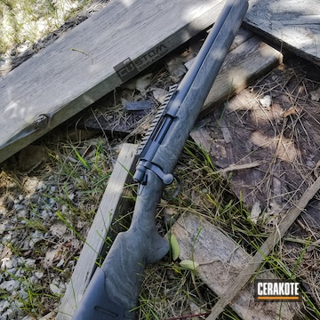 Cerakoted Remington 700 Bolt Action Rifle And Cerakote E-160 Concrete