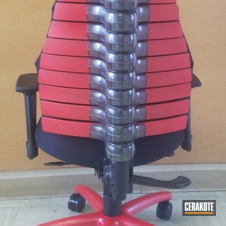 Powder Coating: Home,USMC Red H-167,Chairs,More Than Guns,Custom,Office Furniture