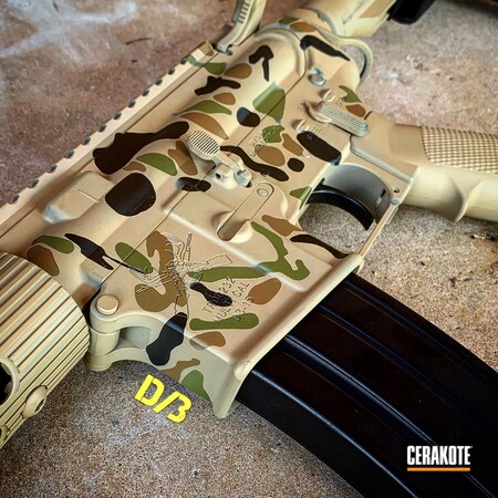 Powder Coating: Duck Camo,Graphite Black H-146,Gun Coatings,S.H.O.T,DESERT SAND H-199,MultiCam,Noveske Bazooka Green H-189,Tactical Rifle,AR-15,Mud Brown H-225