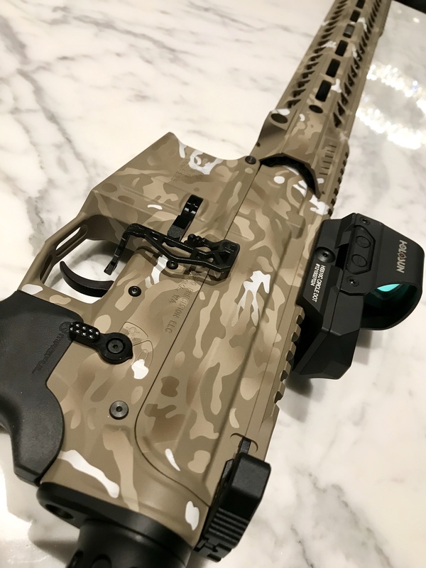 Chipped Coating Rifle Custom Rifle and a Cerakote Camo Finish by CHRIS WILLIAMS | Cerakote