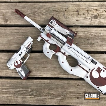 Cerakoted Matching Star Wars Themed Gun Coating