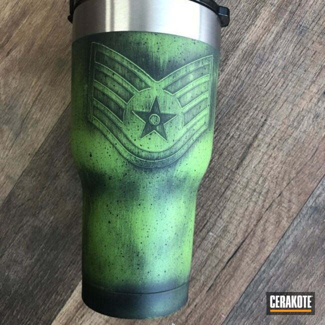 Cerakoted Air Force Themed Tumbler Cup