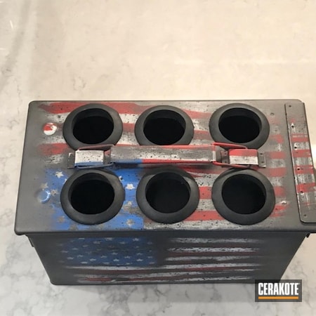 Powder Coating: Bright White H-140,Graphite Black H-146,NRA Blue H-171,Ammo Can,Beer Holder,USMC Red H-167,American Flag,Lifestyle,More Than Guns,Distressed American Flag