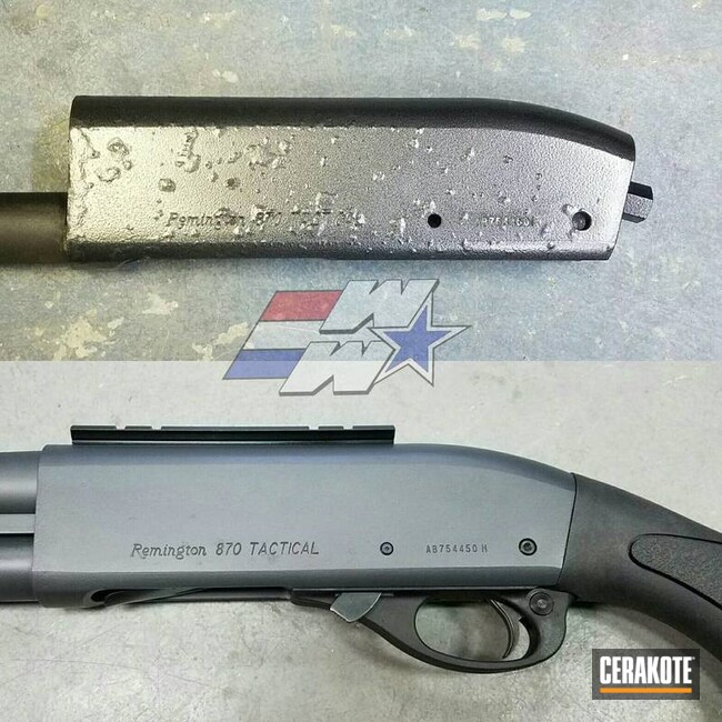 Cerakoted Remington 870 Shotgun Restoration
