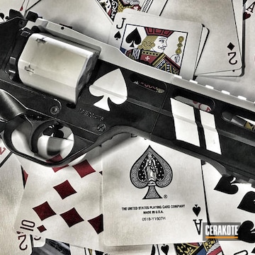 Cerakoted Chiappa Rhino 60ds Revolver With Custom Cerakote Ace Of Spades Finish