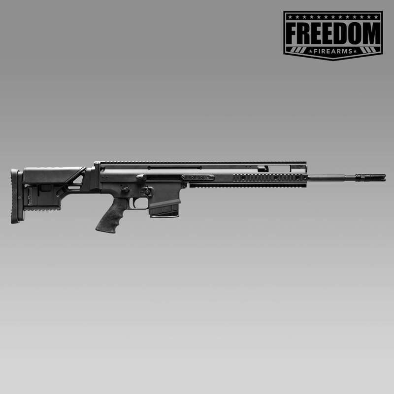 FN SCAR Rifle with a Cerakote Graphite Black and Clear Finish by Web ...