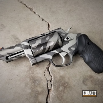 Cerakoted Taurus Judge Revolver With Cerakote H-150 And H-237