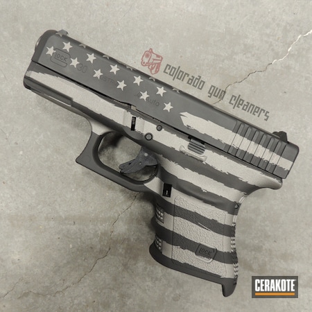 Powder Coating: Graphite Black H-146,Glock,Gun Metal Grey H-219,American Flag,Glock 30