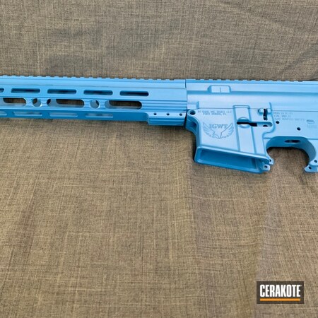 Powder Coating: Gun Coatings,S.H.O.T,Ridgeway Blue H-220,AR-15,Solid Tone,Upper / Lower / Handguard