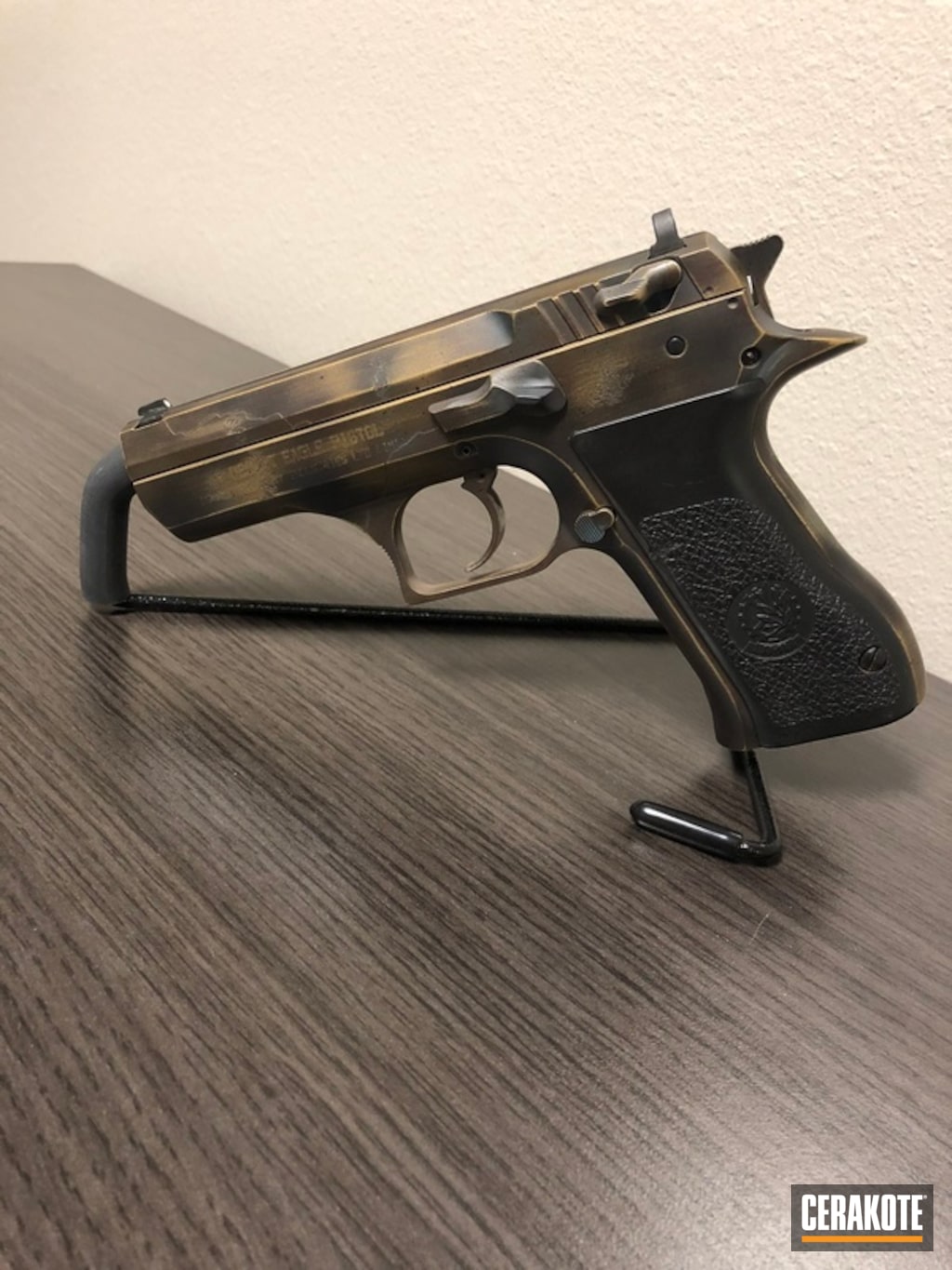 Cerakote Patina Finish On This Baby Desert Eagle Handgun By Web User Cerakote Cerakote Patina Finish On This Baby Desert Eagle Handgun By Web User Cerakote