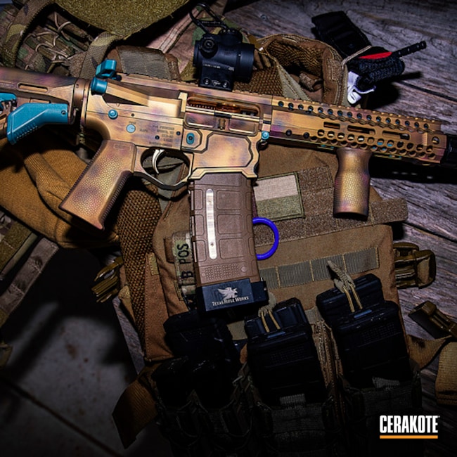 F1 Firearms Rifle With Cerakote Dragon Scale Camo By Web User Cerakote