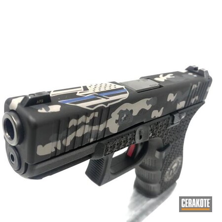 Powder Coating: Graphite Black H-146,Glock,Gun Coatings,GLOCK® GREY H-184,S.H.O.T,Pistol,Sniper Grey H-234,Custom Camo,Glock Grey H-184