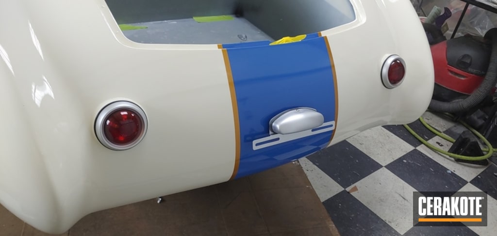 Cerakoted Exhaust Pipes With C 7700 Glacier Silver By Brandon