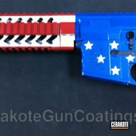 Powder Coating: Bright White H-140,Crimson H-221,Tactical Rifle,New Frontier Armory,Sky Blue H-169