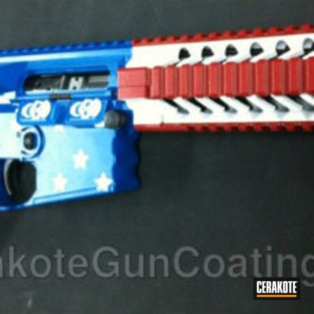 Powder Coating: Bright White H-140,Crimson H-221,Tactical Rifle,New Frontier Armory,Sky Blue H-169