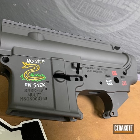 Powder Coating: Corvette Yellow H-144,S.H.O.T,Paint Fill,No Step On Snek,Upper / Lower,Gun Coatings,Zombie Green H-168,Armor Black H-190,Stormtrooper White H-297,Palmetto State Armory,USMC Red H-167,Color Fill,AR15 Builders Kit