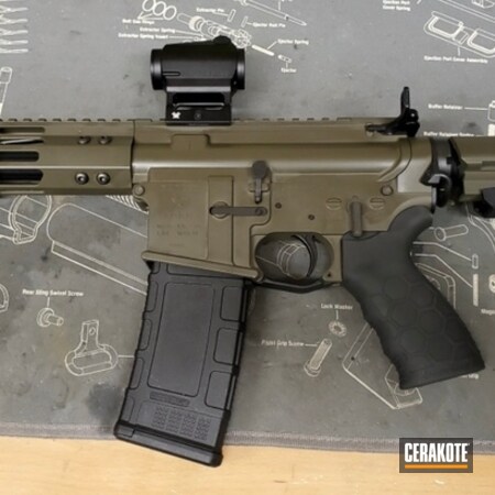 Powder Coating: Gun Coatings,Two Tone,S.H.O.T,O.D. Green H-236,Tactical Rifle