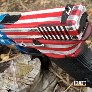 Cerakoted American Flag Glock Coating