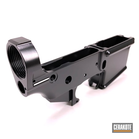 Powder Coating: Gun Coatings,BLACKOUT E-100,AR-15 Lower,S.H.O.T,AR Lower Receiver,Brownells,Lower