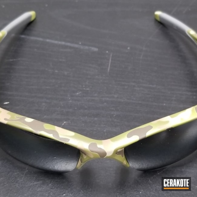 Oakley Sunglasses with a Cerakote MultiCam Finish by NICHOLAS KESSELRING |  Cerakote